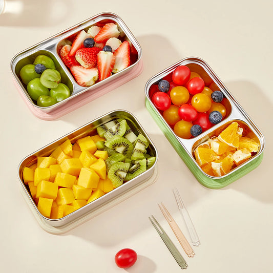 Stainless Steel Bento Lunch Box — Eco-Friendly & Leak-Proof